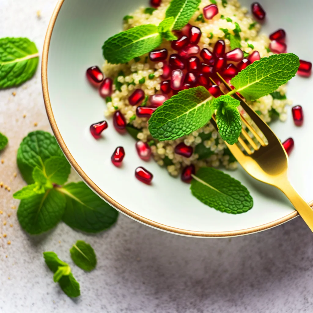 Salade Croquante à la Grenade et au Quinoa