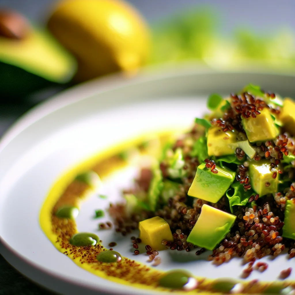 Salade Croustillante à l'Avocat et Quinoa