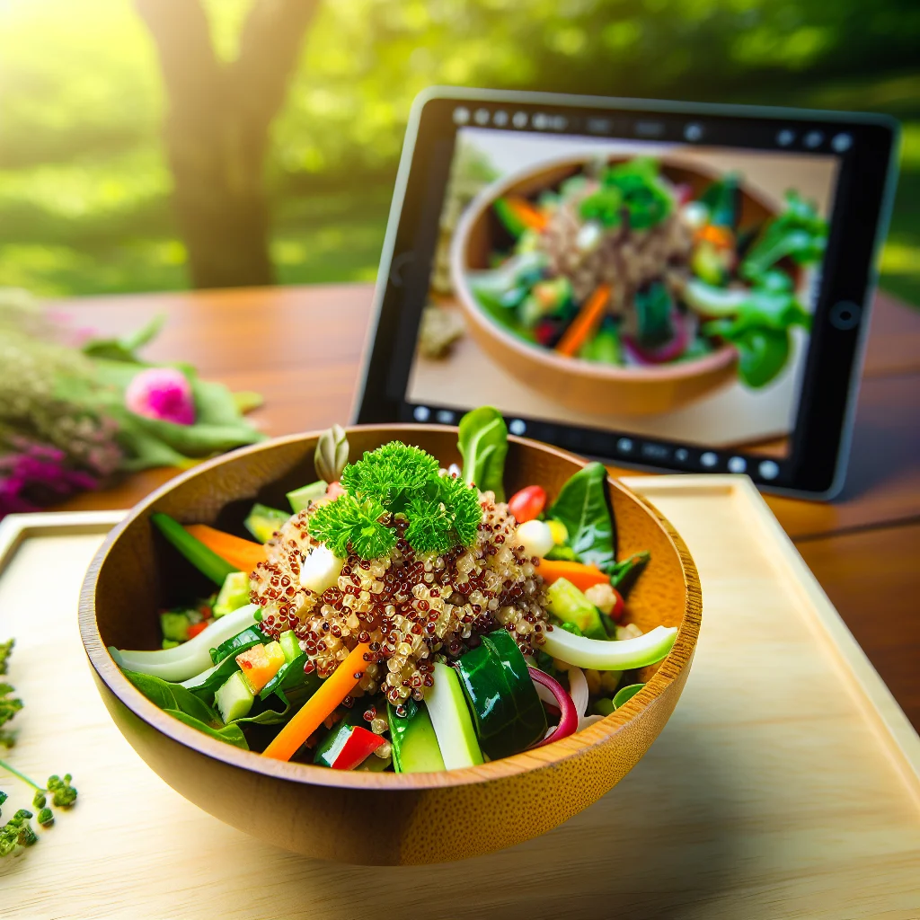 Salade de Quinoa aux Légumes Croquants et Vinaigrette Citronnée