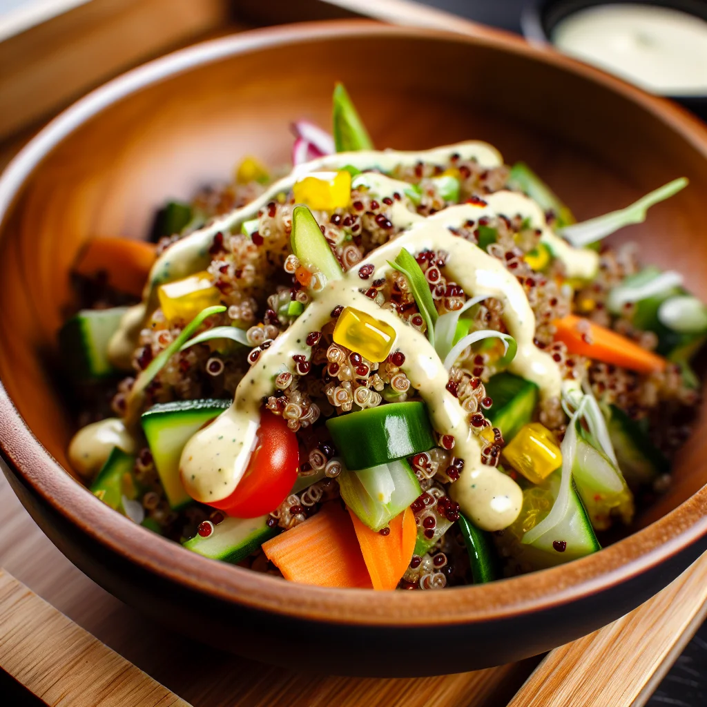 Salade de Quinoa aux Légumes Croquants