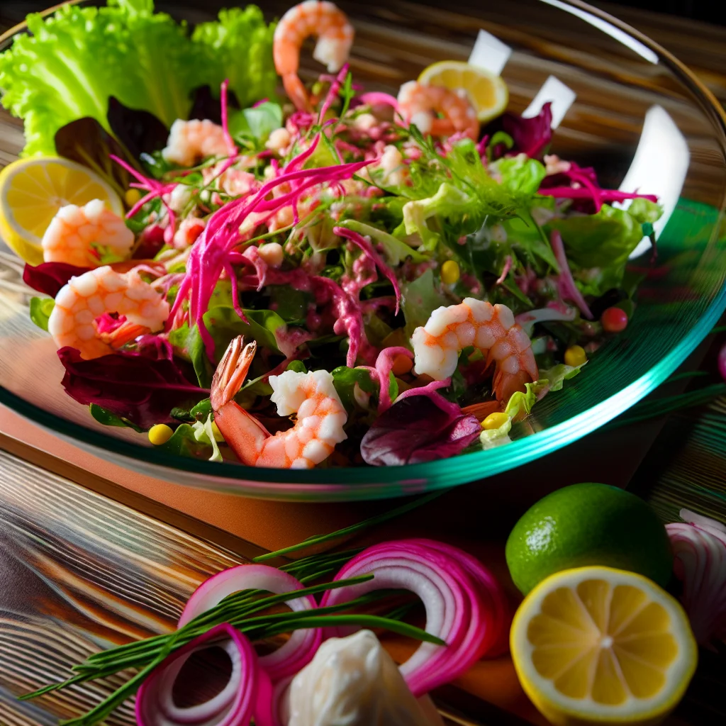 Salade de Quinoa Méditerranéenne aux Crevettes
