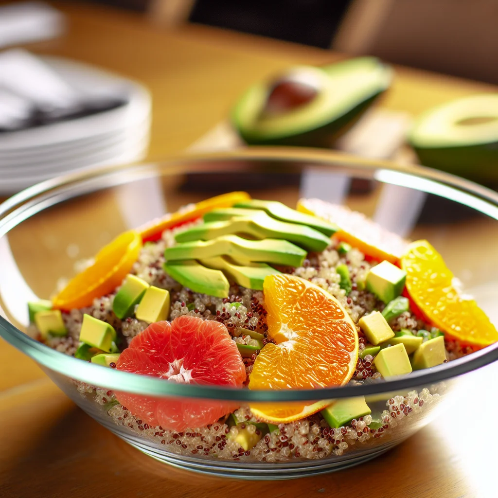 Salade Éclatante aux Agrumes et Quinoa