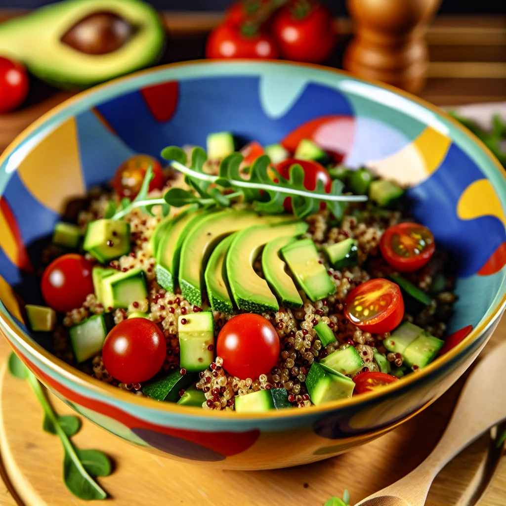 Salade Éclatante de Quinoa et Avocat
