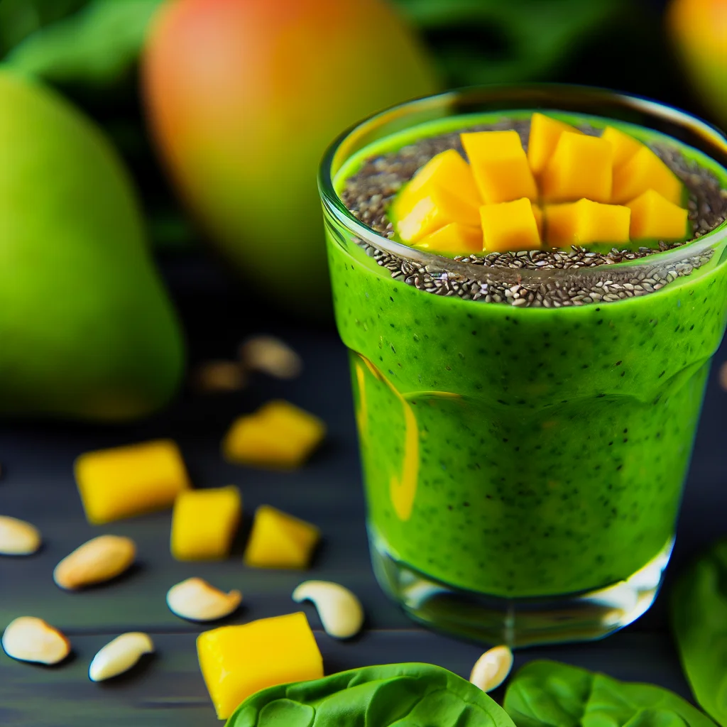Smoothie Énergétique Vert Tropical