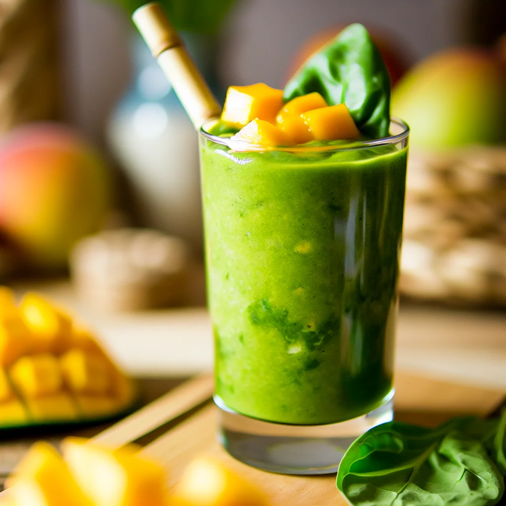 Smoothie Énergie Vert Éclatant