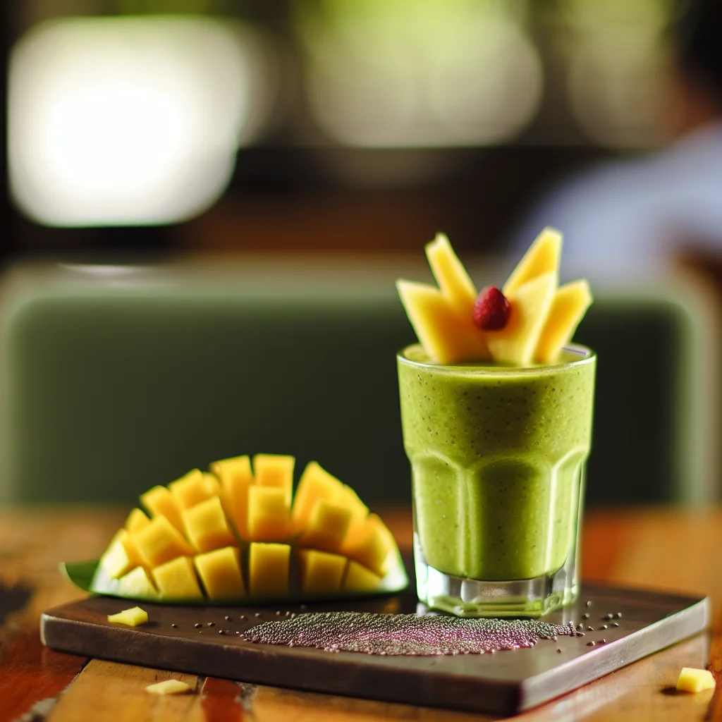 Smoothie Énergisant Tropical aux Super-aliments