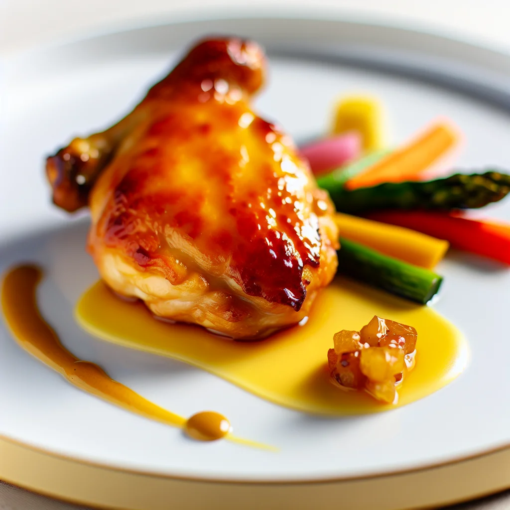 Succulent Poulet Croustillant à la Moutarde et Miel
