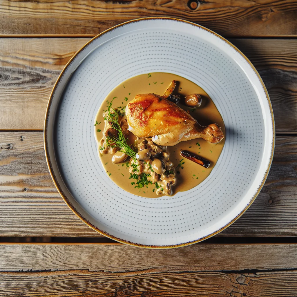 Suprême de Poulet Crémeux aux Champignons