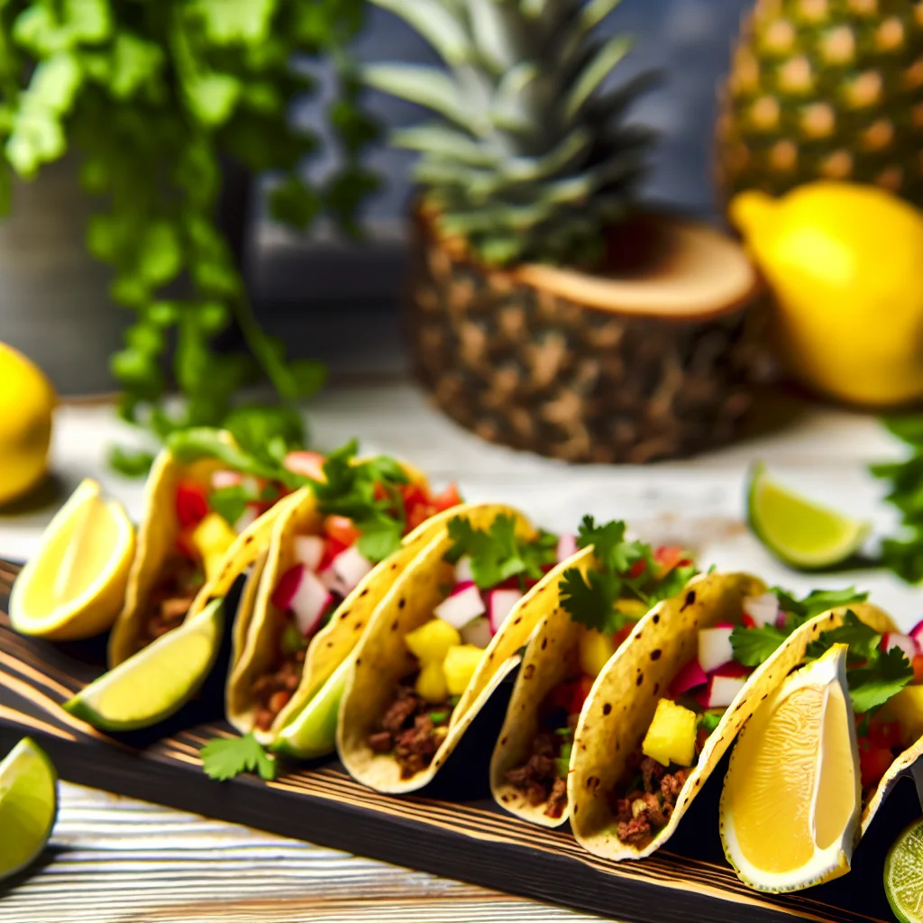 Tacos Al Pastor à la Mexicaine