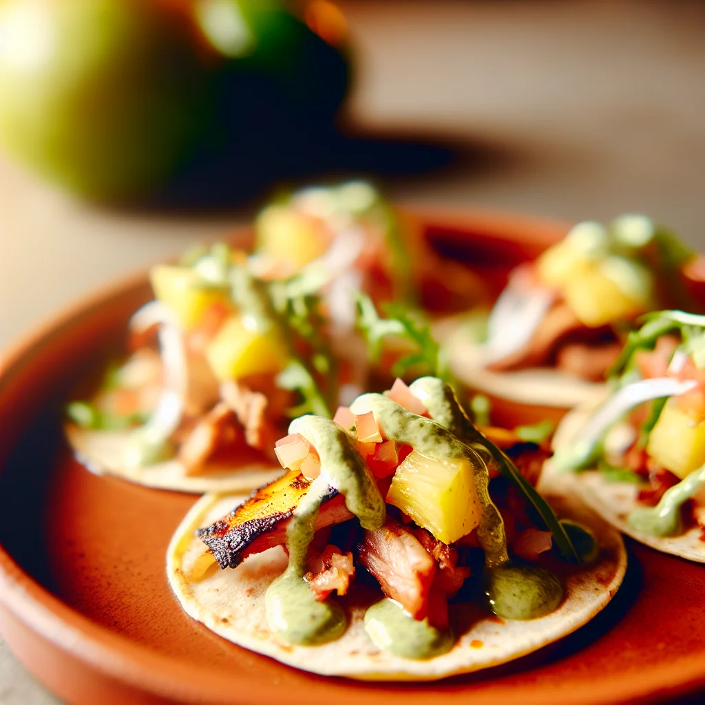 Tacos al Pastor à la Mexicaine