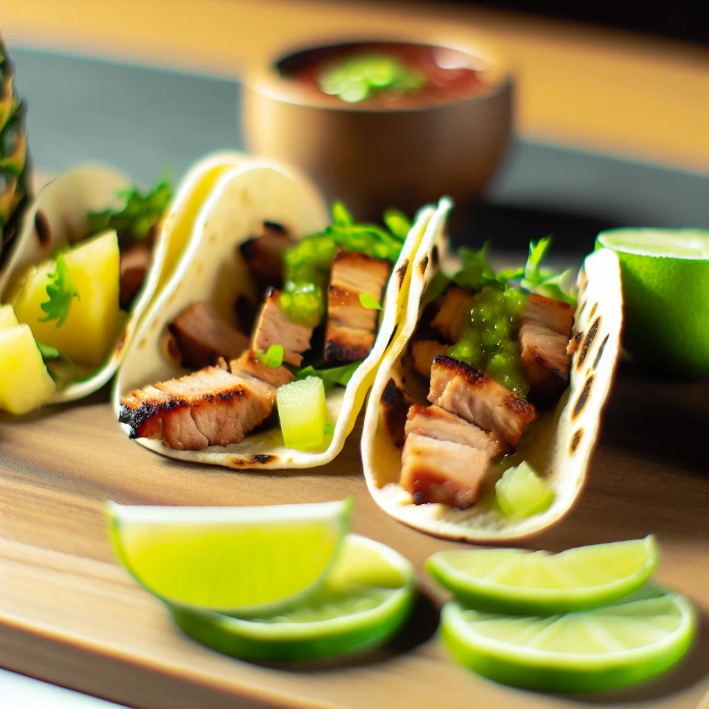 Tacos al pastor maison
