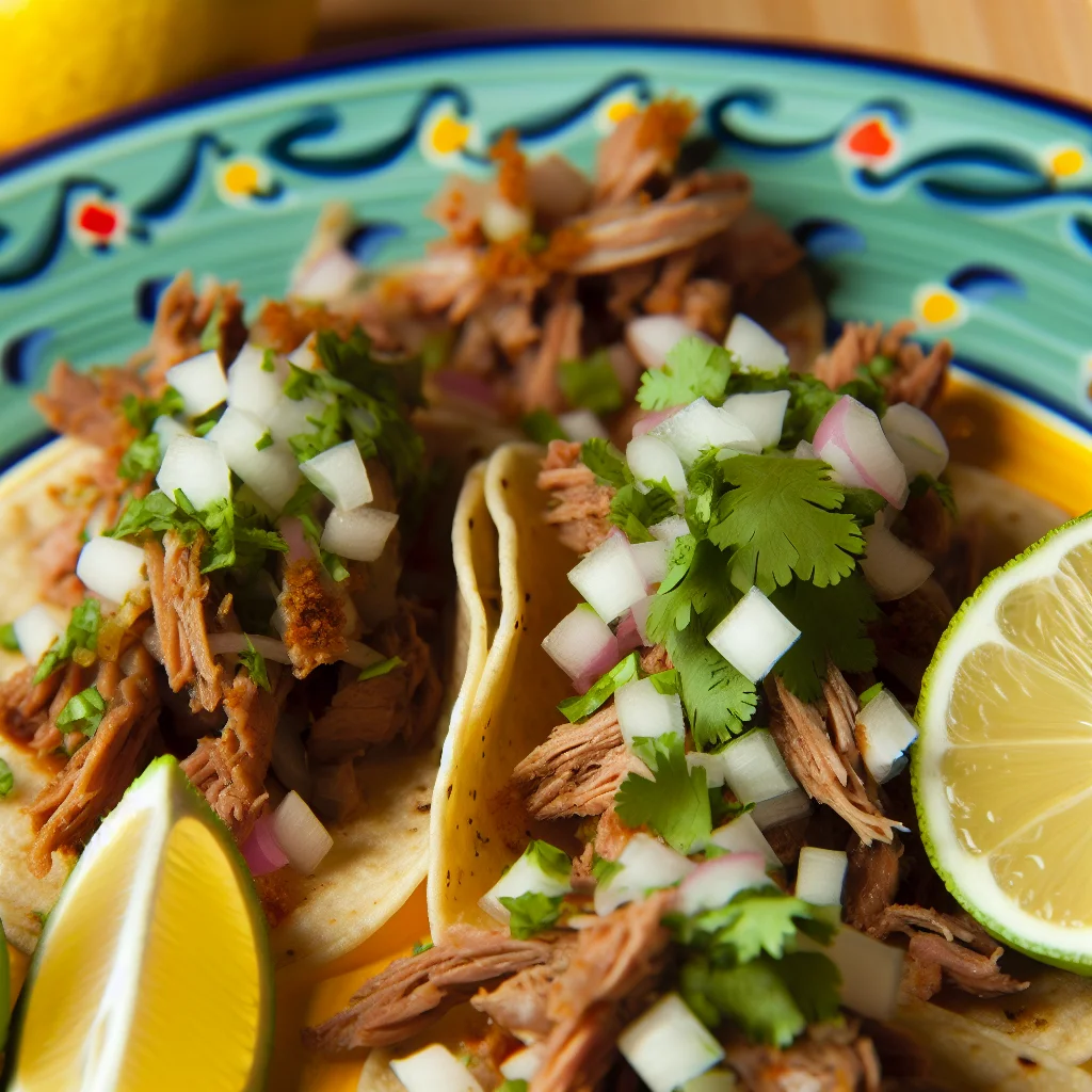 Tacos de Carnitas au Piment Chipotle