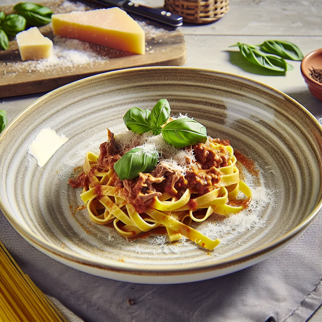 Tagliatelle al Ragu di Cinghiale