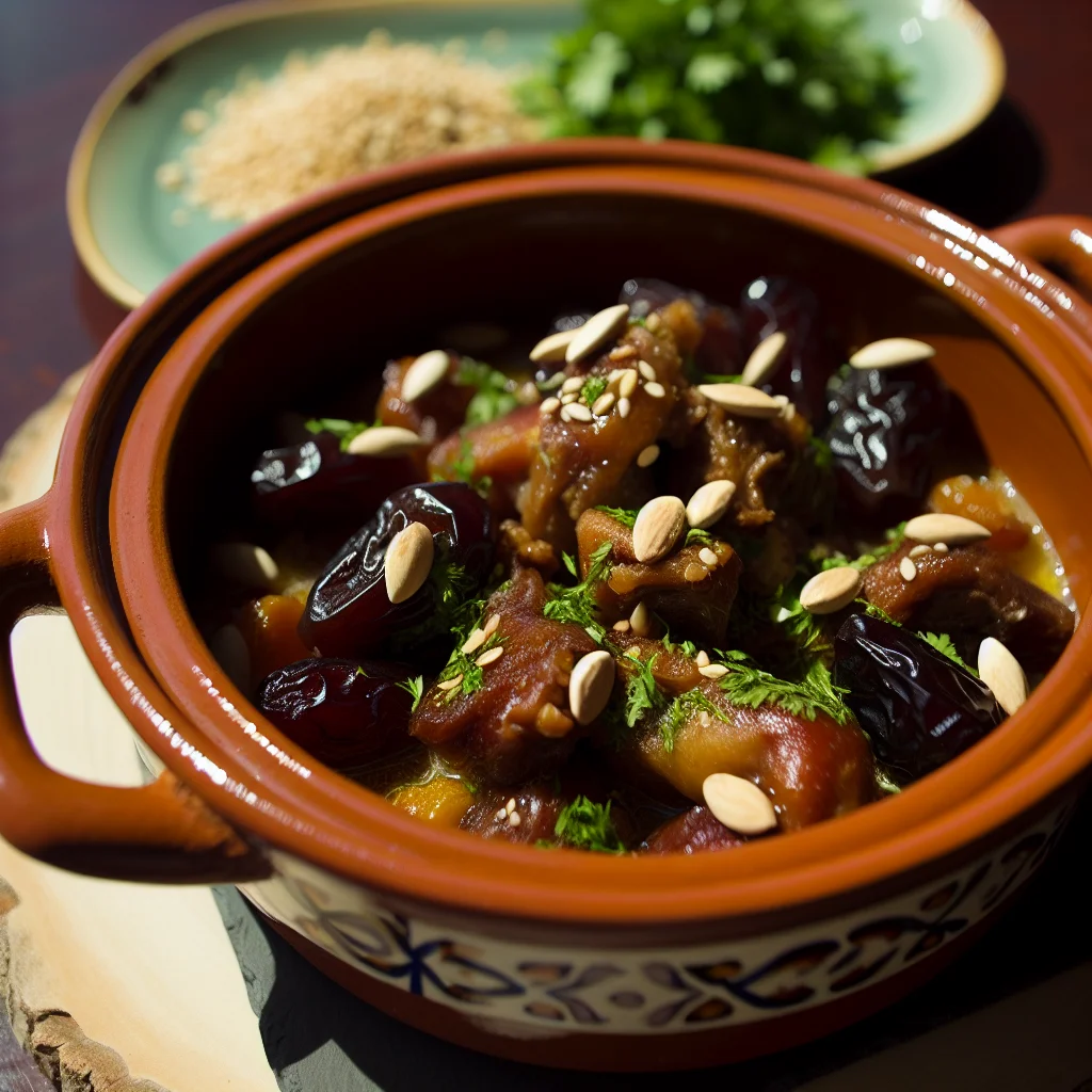 Tajine Marocain à l'Agneau et Pruneaux