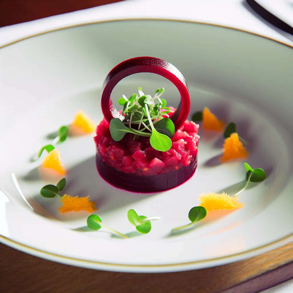 Tartare de betterave aux agrumes et feta