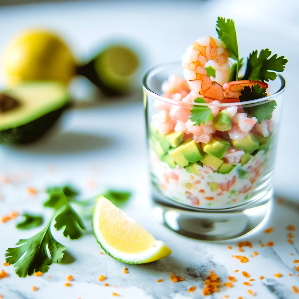 Tartare de Crevettes à l'Avocat et Agrumes