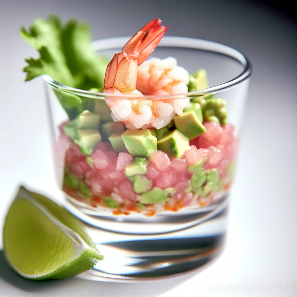 Tartare de Crevettes et Avocat au Citron Vert