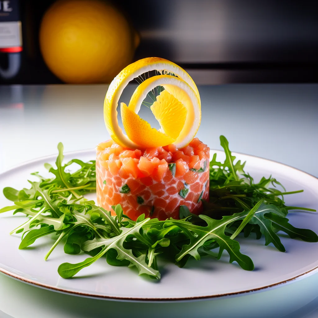 Tartare de Saumon aux Agrumes