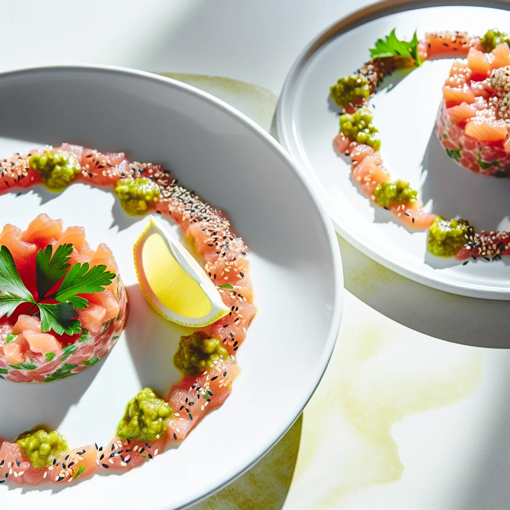 Tartare de saumon aux agrumes