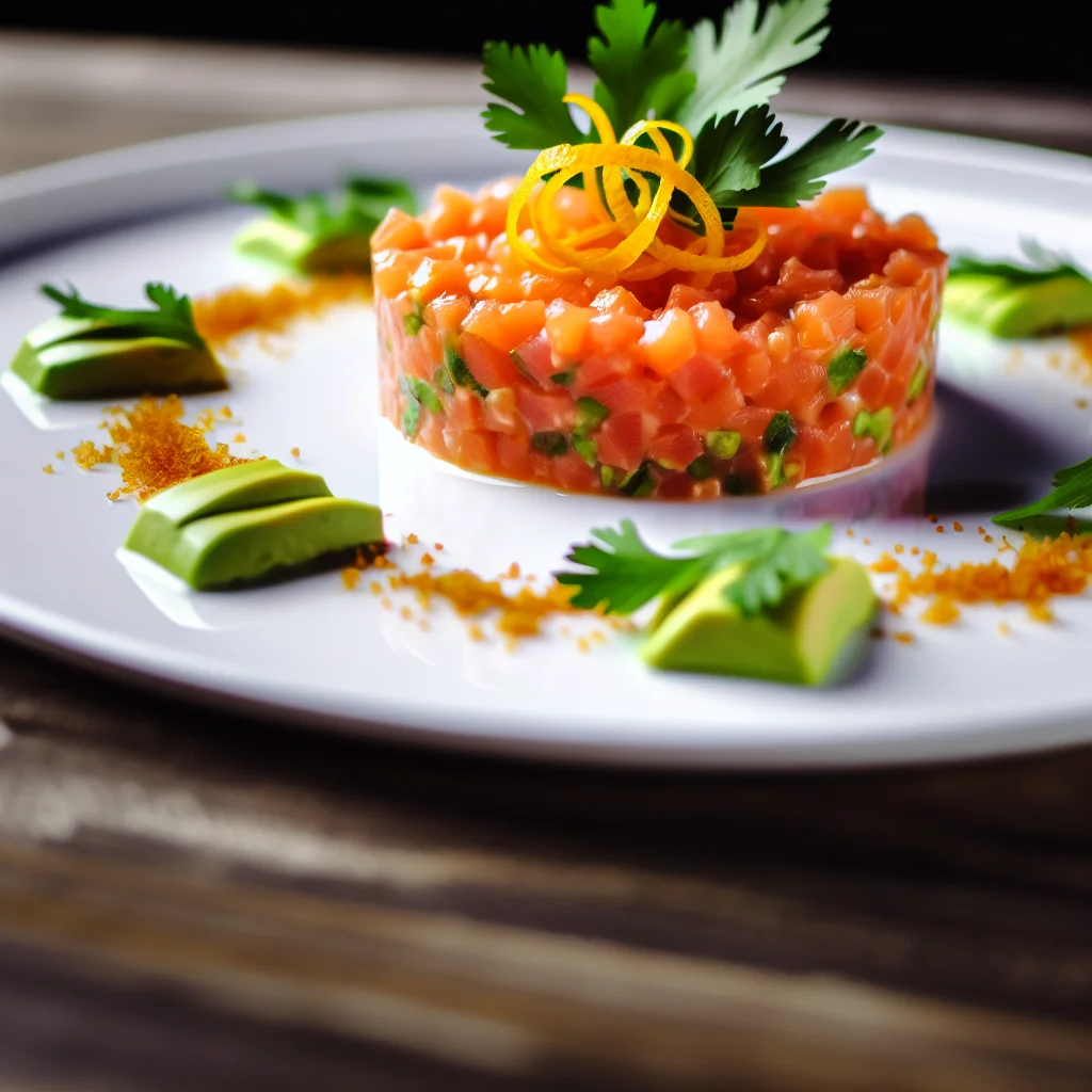 Tartare de Saumon aux Agrumes et Avocat