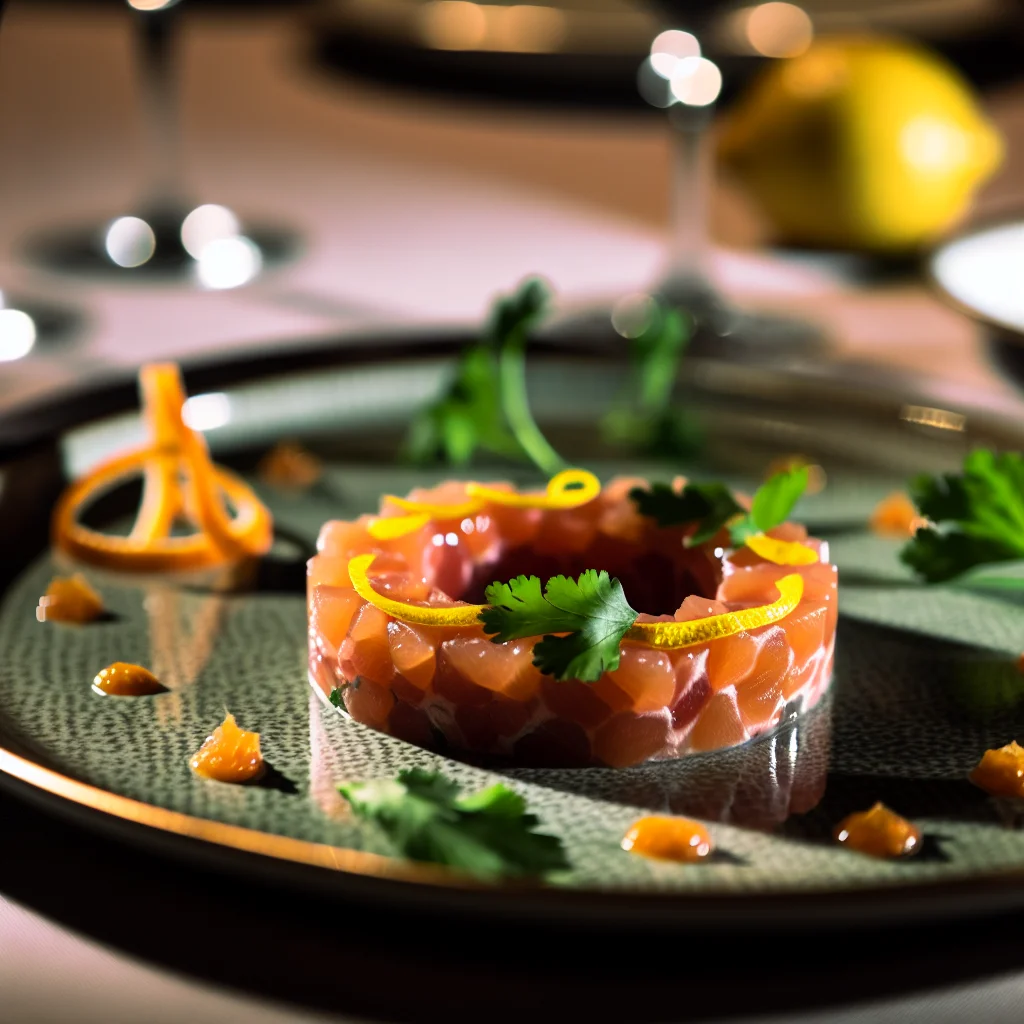 Tartare de Saumon aux Agrumes et Avocat