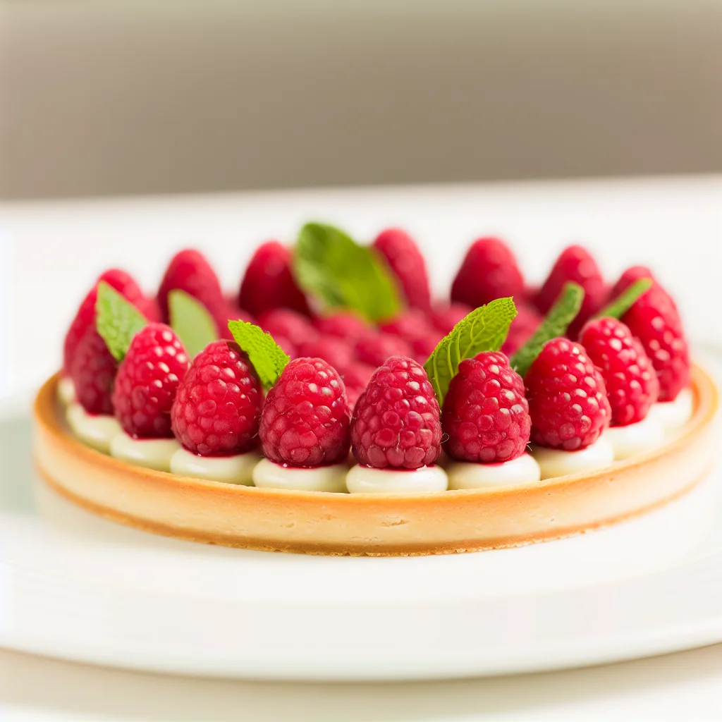 Tarte aux Framboises et Chocolat Blanc
