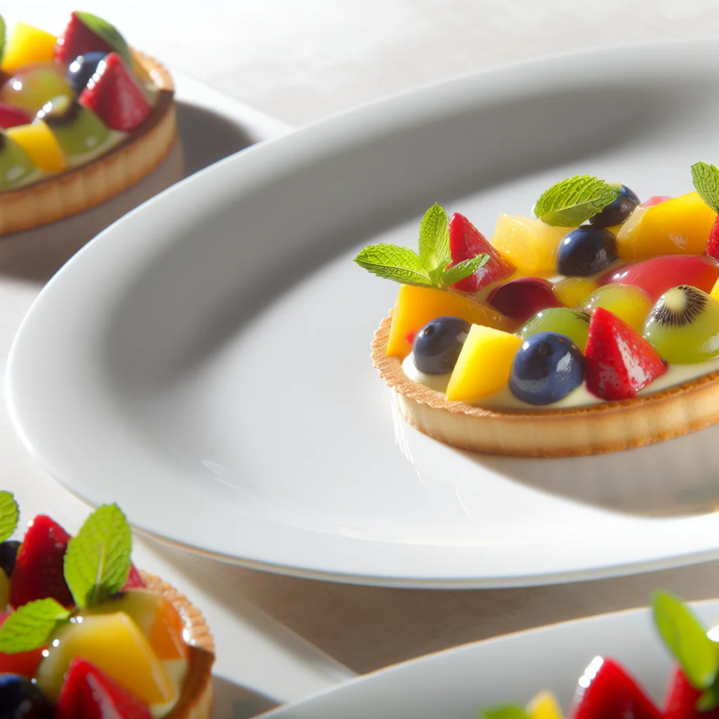 Tarte aux Fruits d'Été et Crème Légère