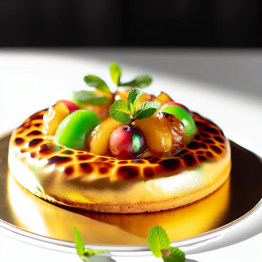 Tarte aux fruits de saison et crème vanillée