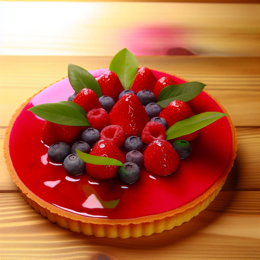 Tarte aux Fruits Rouges et Crème de Vanille