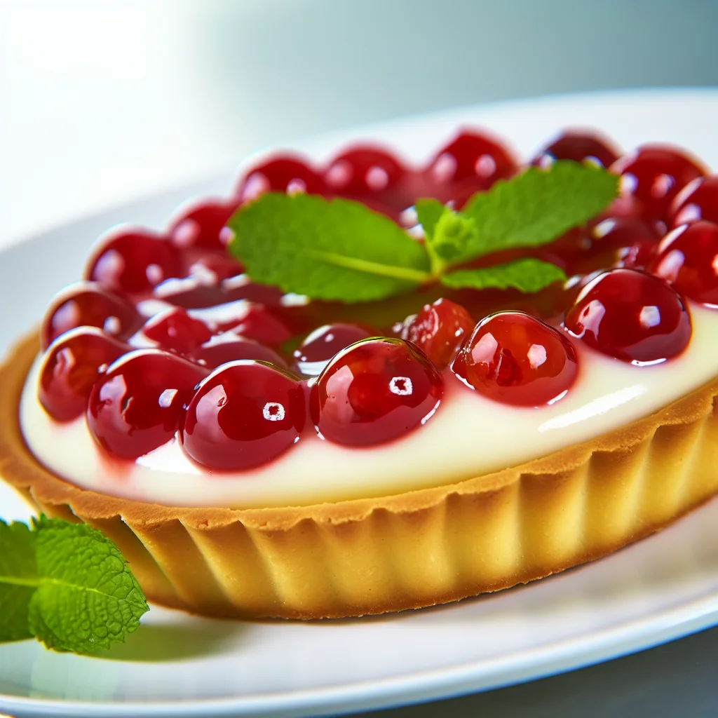 Tarte Gourmande aux Fruits Rouges et Crème Vanillée