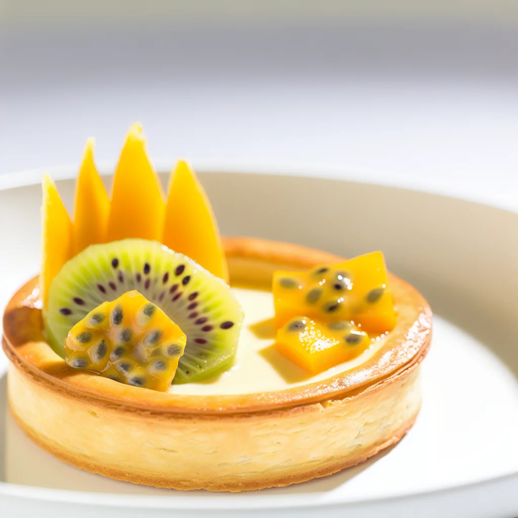 Tartelette Aux Fruits Exotiques et Crème Coco