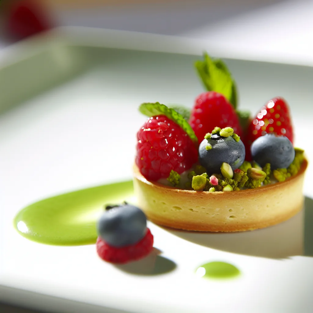 Tartelette aux Fruits Rouge et Crème de Pistache