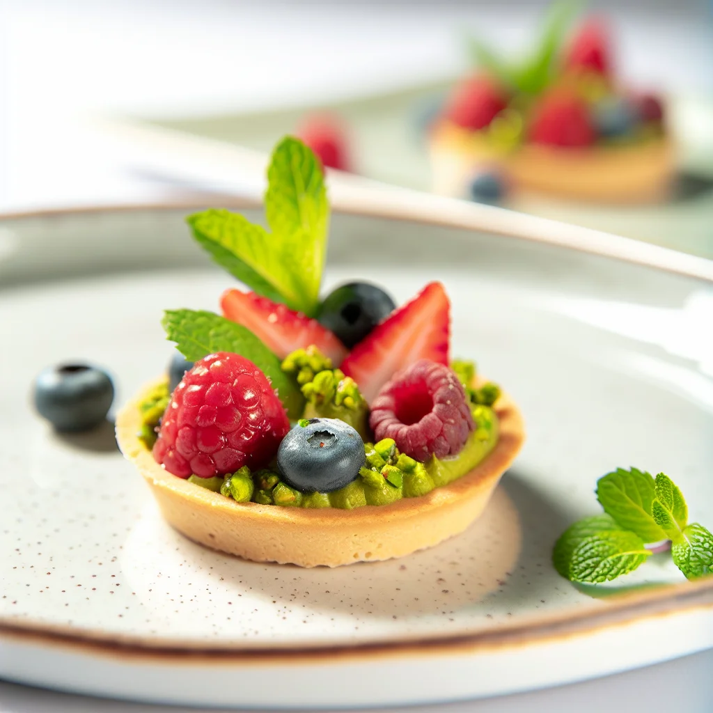 Tartelette aux Fruits Rouges et Crème de Pistache