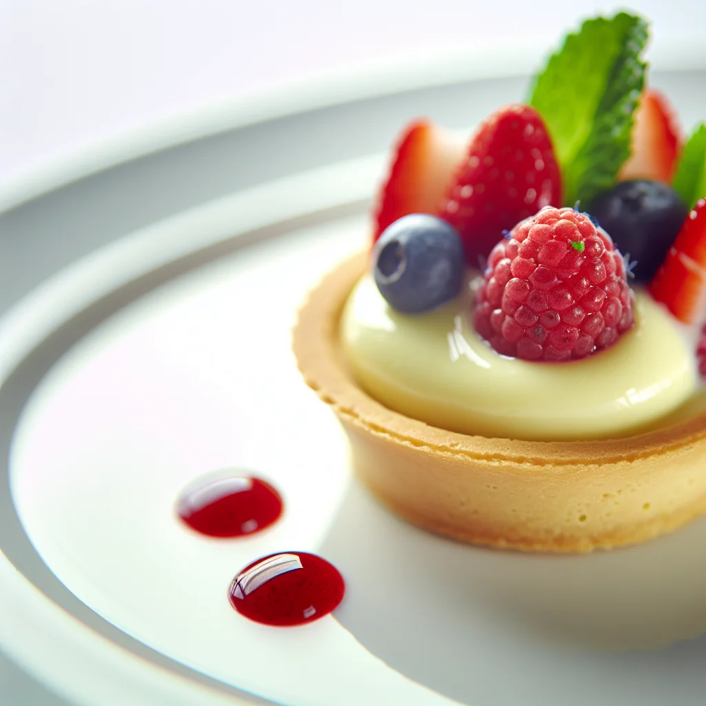 Tartelette aux Fruits Rouges et Crème Pâtissière Vanillée