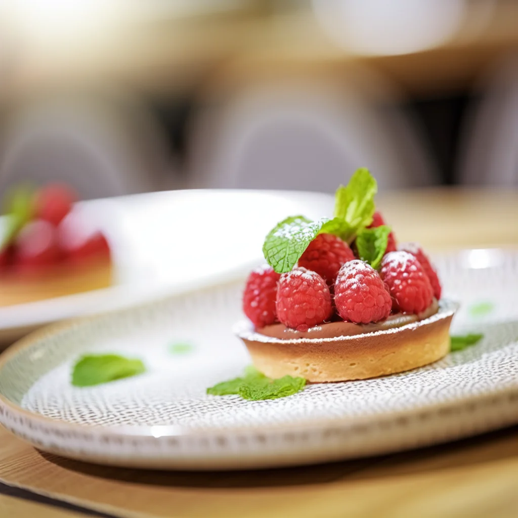 Tartelette Chocolat-Framboise Éclatante