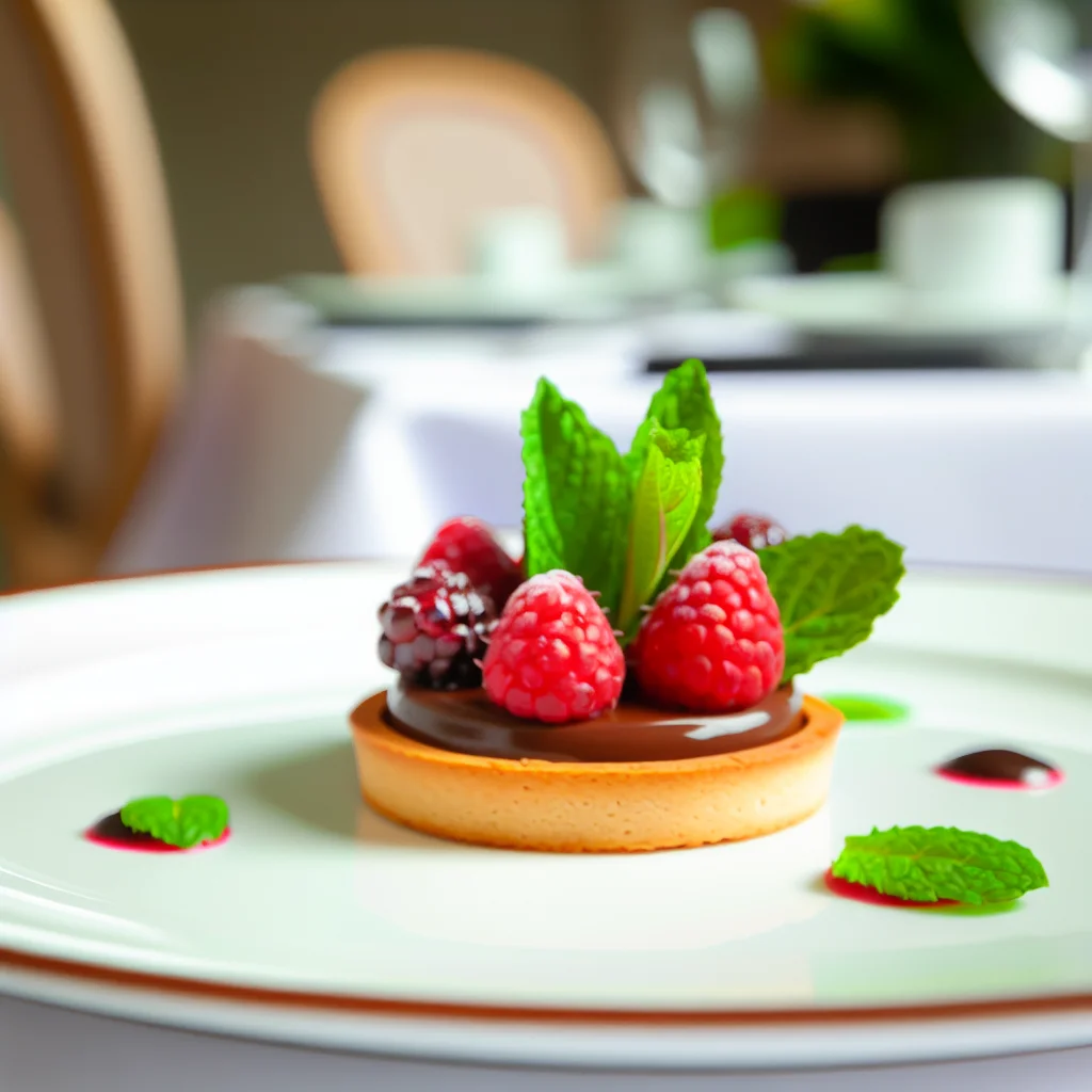Tartelette Chocolat Framboise Épicée