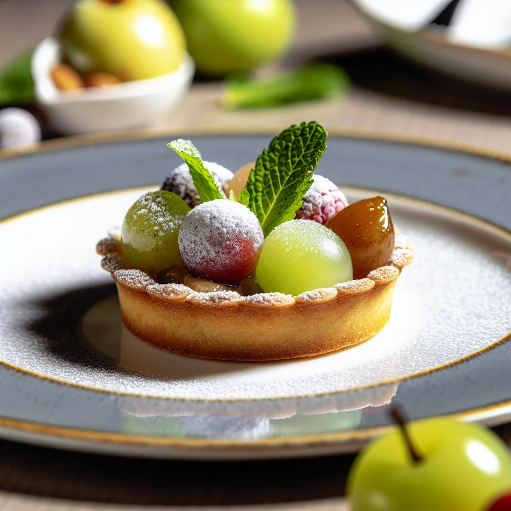 Tartelette Croquante aux Fruits des Bois et Crème Vanillée