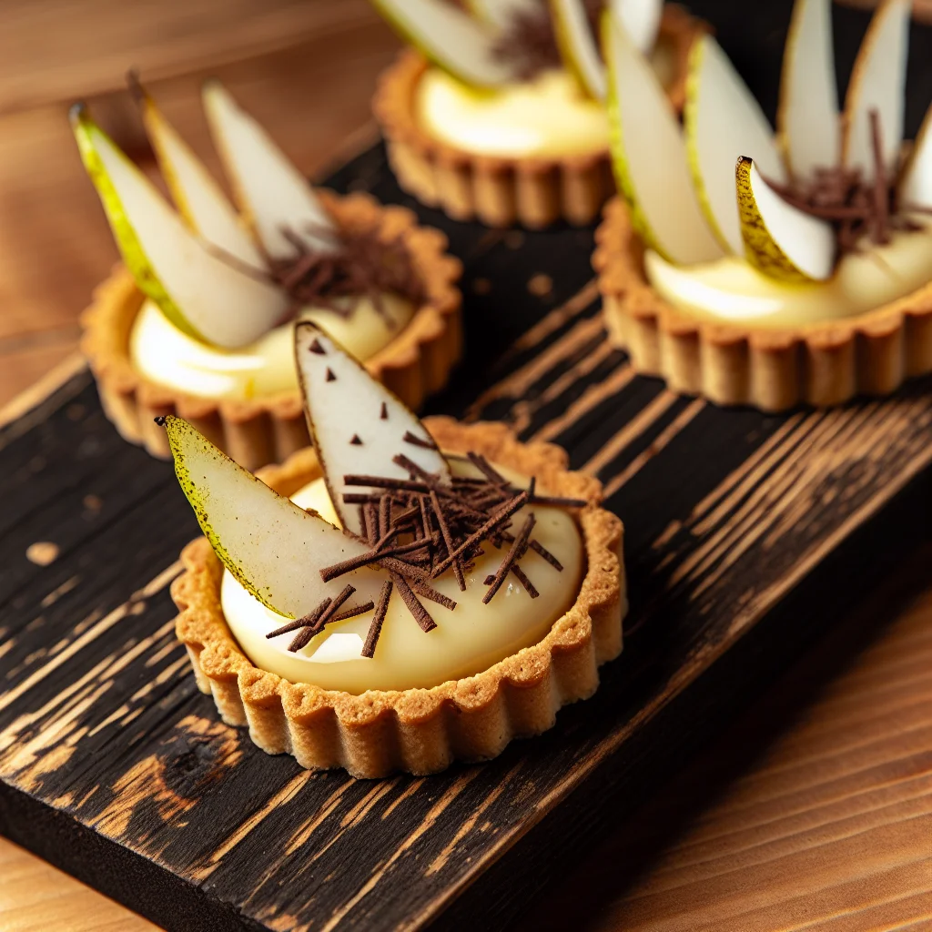 Tartelette Crousti-Choco-Poire