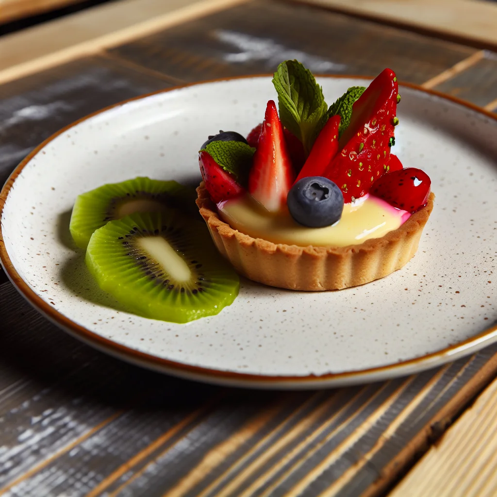 Tartelette éclatante aux fruits de saison