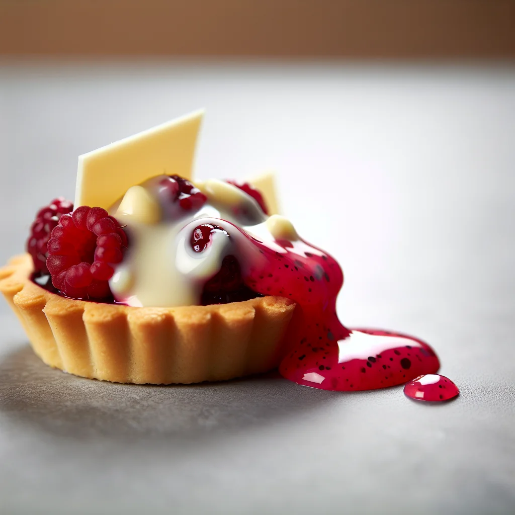 Tartelette Framboise & Chocolat Blanc Cascade