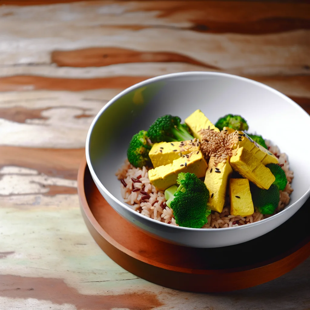 Tofu Teriyaki aux brocolis croustillants