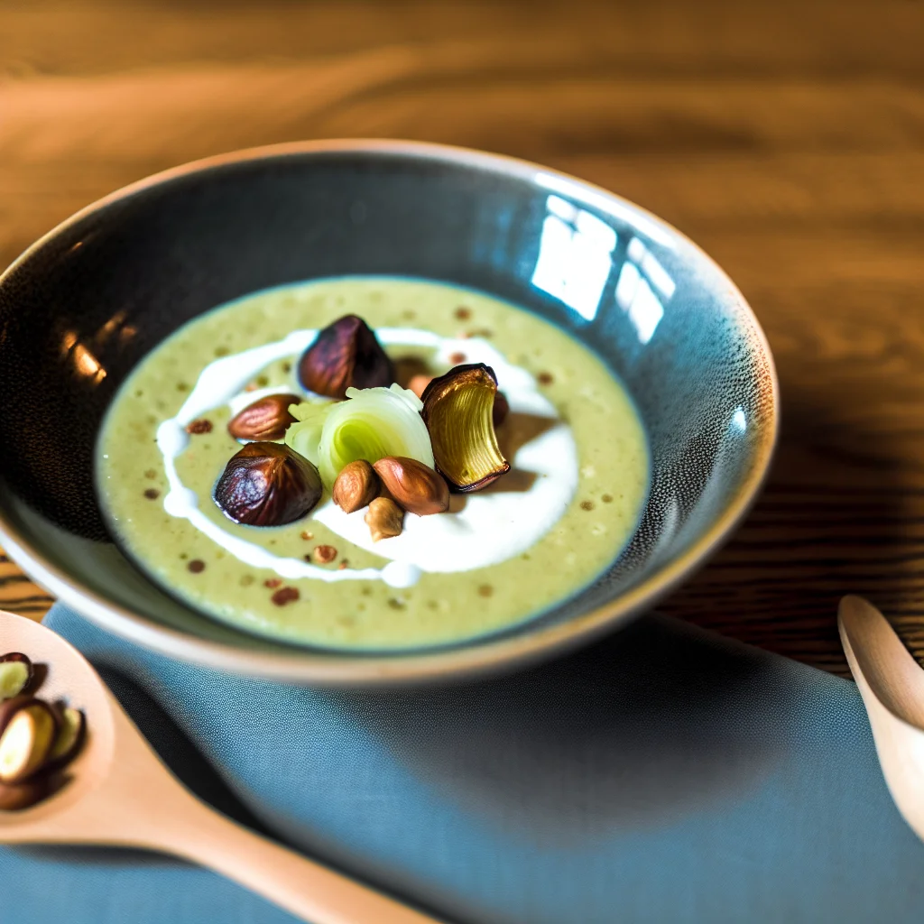 Velouté de Châtaignes et Poireaux
