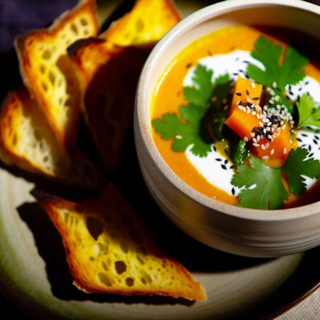 Velouté de Patates Douces et Coco au Curry