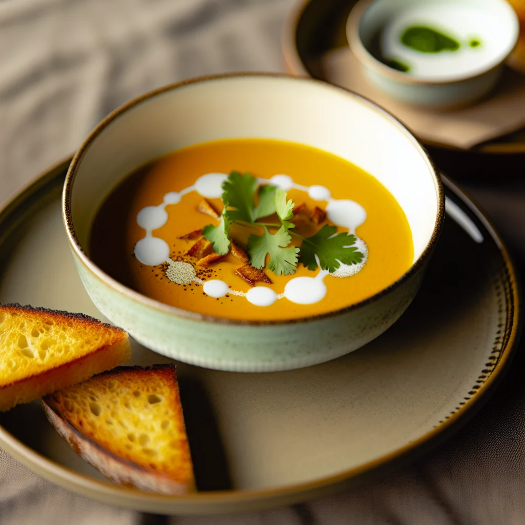 Velouté de Potimarron à la Noix de Coco