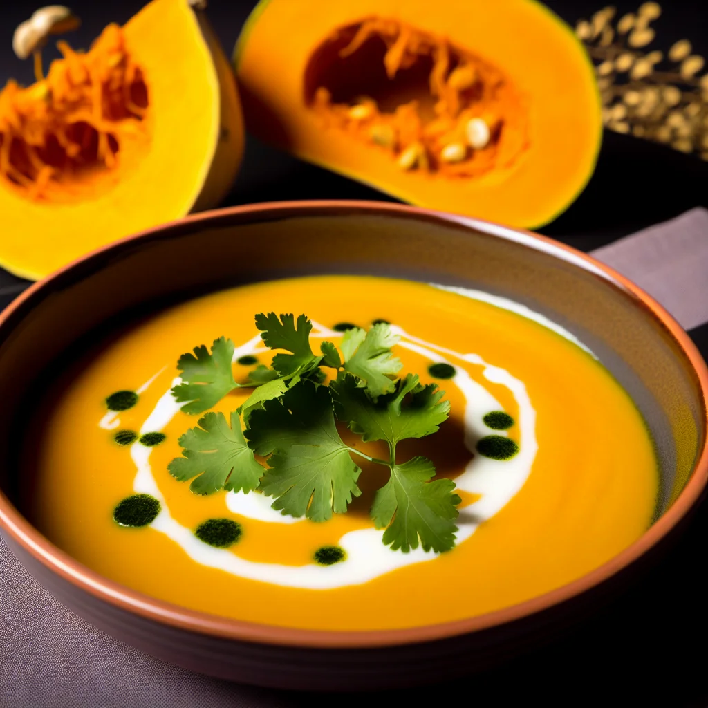 Velouté de Potimarron au Curry Doux