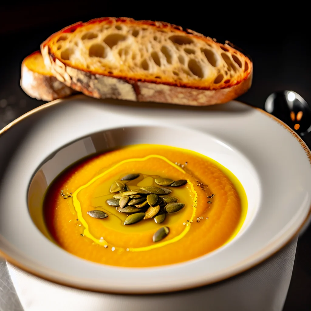 Velouté de potimarron aux épices douces
