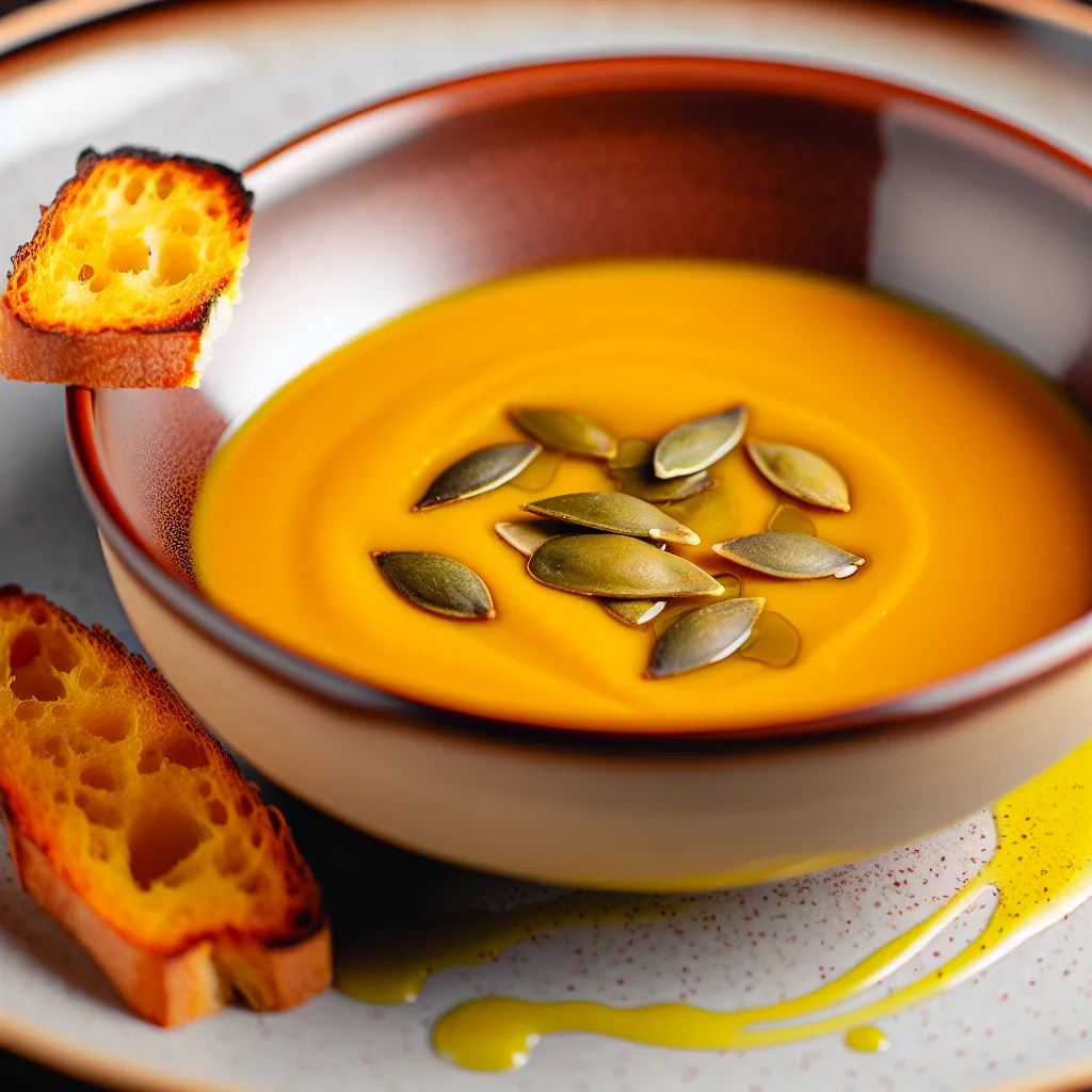 Velouté de Potimarron et Châtaignes