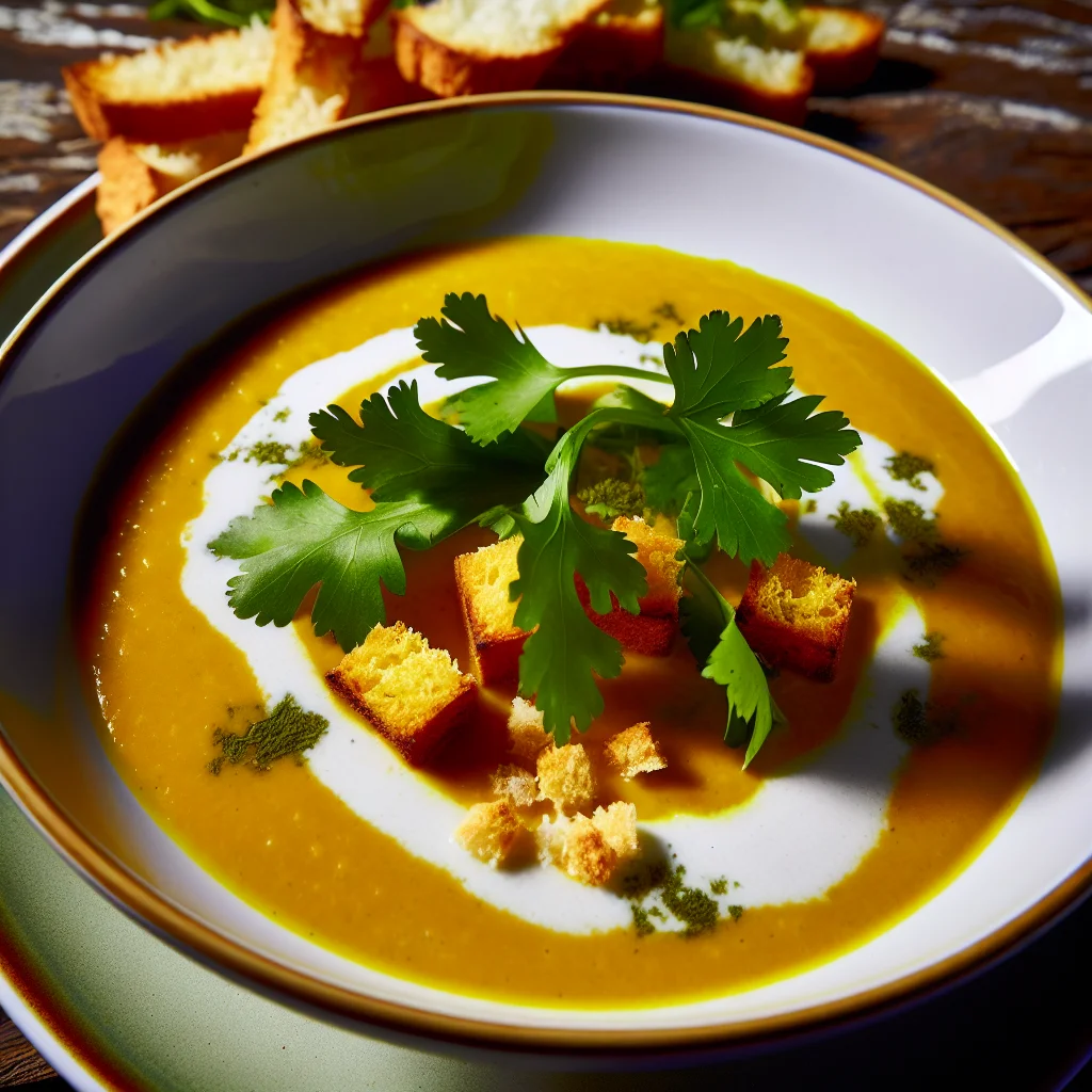Velouté de Potimarron et Coco au Curry