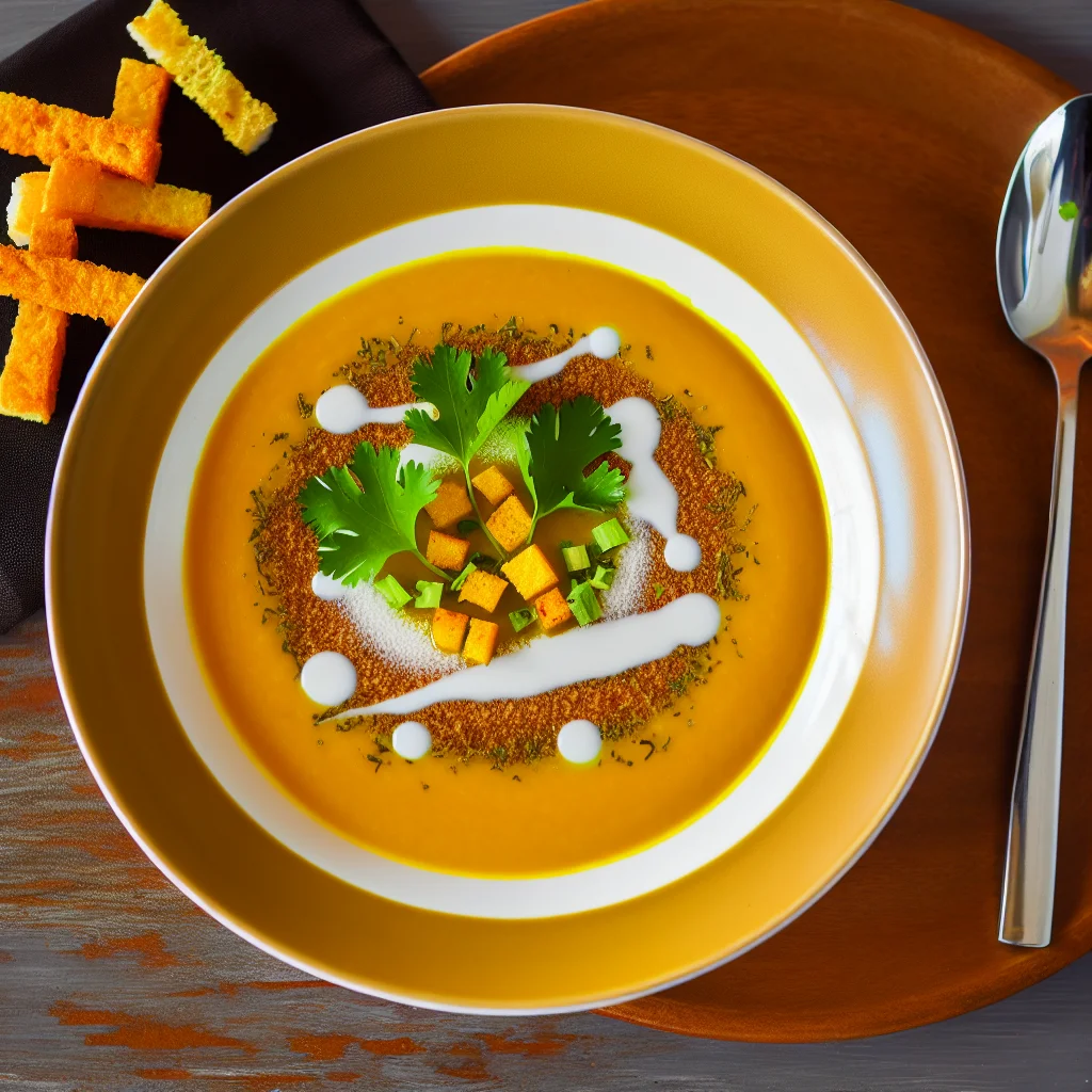 Velouté de Potimarron et Coco aux Épices