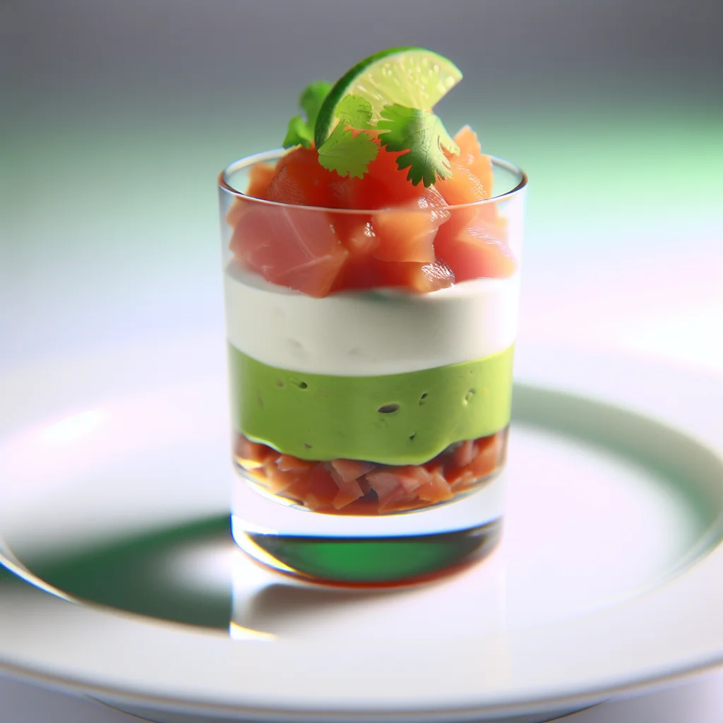 Verrine de Saumon Fumé et Avocat
